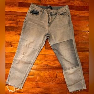 GAP Girlfriend Patchwork Jeans 14/32